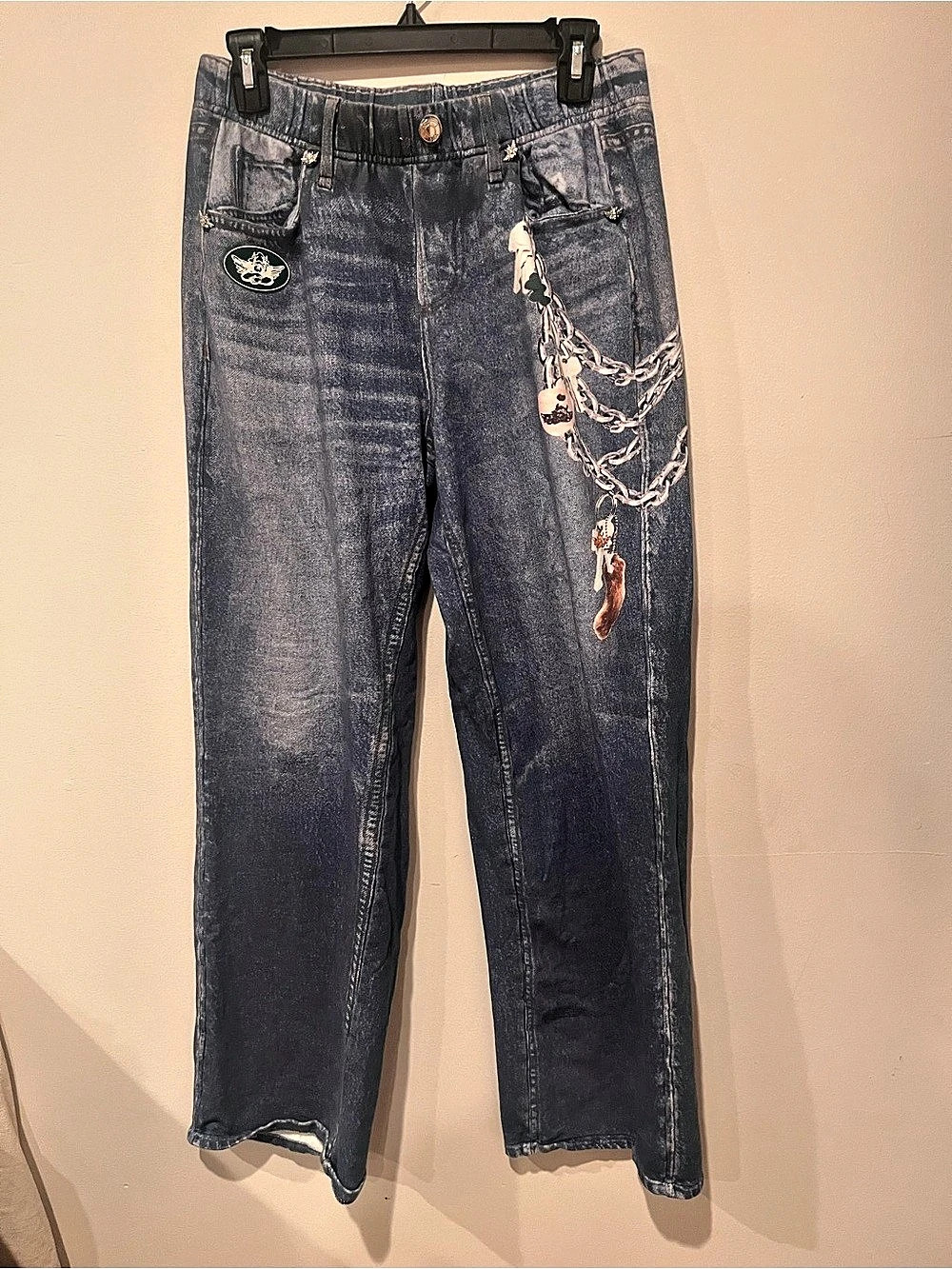 BOYS Lie Blue Done Denim Pants